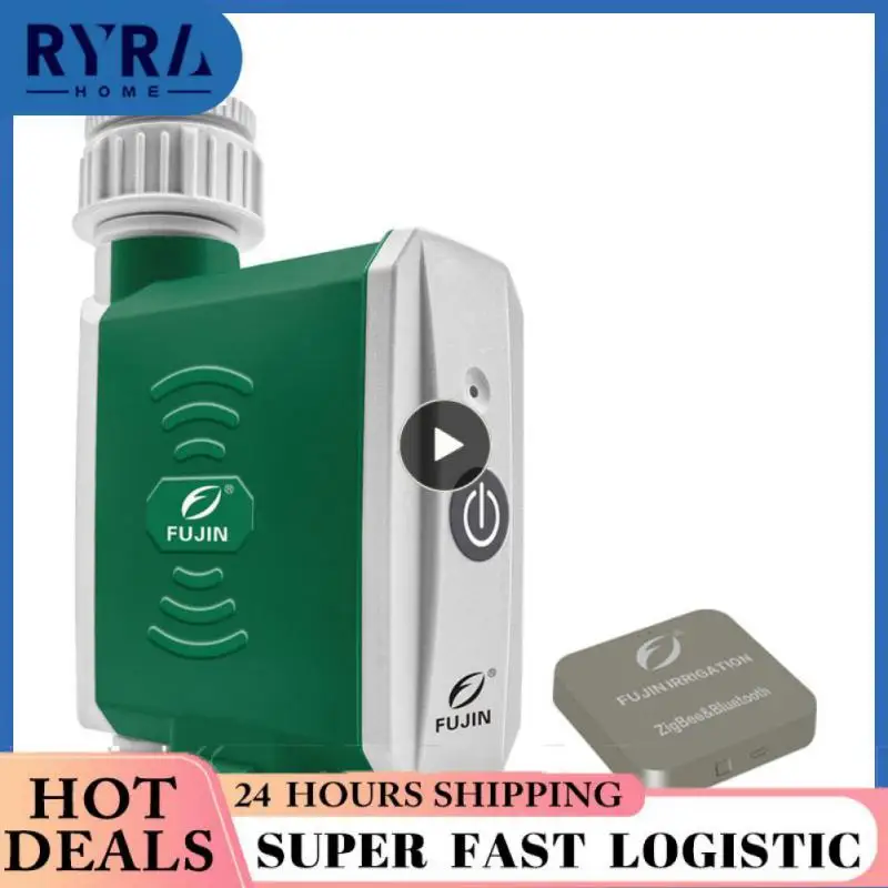 

Tuya Zigbee Smart Sprinkler Drip Watering Controller Garden Watering Timer Automatic Built-in Water Irrigation System Wifi