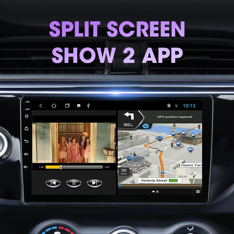 Vtopek 10&quot 4G+WiFi DSP 2din Android 10.0 Car Radio Multimidia Video Player Navigation GPS For KIA RIO 4 RIO4 2017-2019 Head Unit |