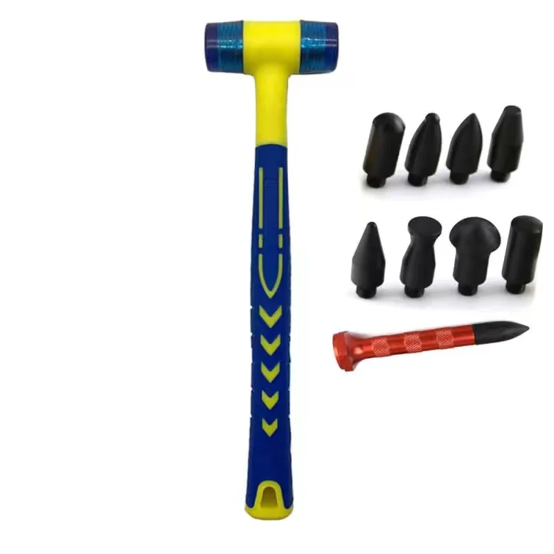 

Инструмент для ремонта вмятин в автомобиле, инструмент для ударной указки, резиновый молоток, ручка для выравнивания, ремонтная ручка