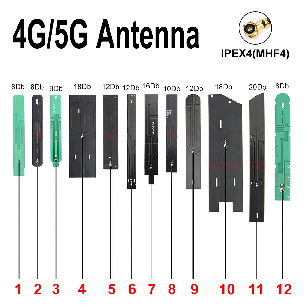 2 шт., внутренняя вспышка с высоким коэффициентом усиления, для RM500Q RM510Q RM502Q SIM8200EA EM9190 FN990A FN980 FN980M