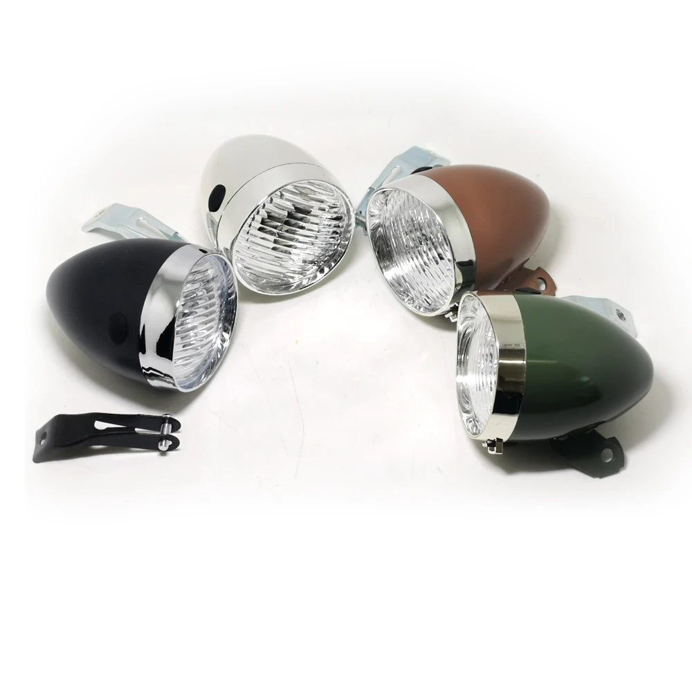 Бесплатная доставка велосипедные Ретро фары военные британские 3led литые Чехол