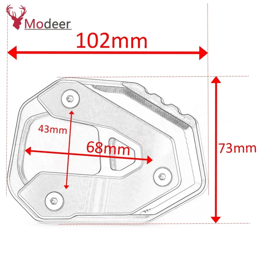 Для Honda XADV X-ADV NC750X NC750 X NC 750X750 DCT XADV750 подставка для ног мотоцикла увеличенная