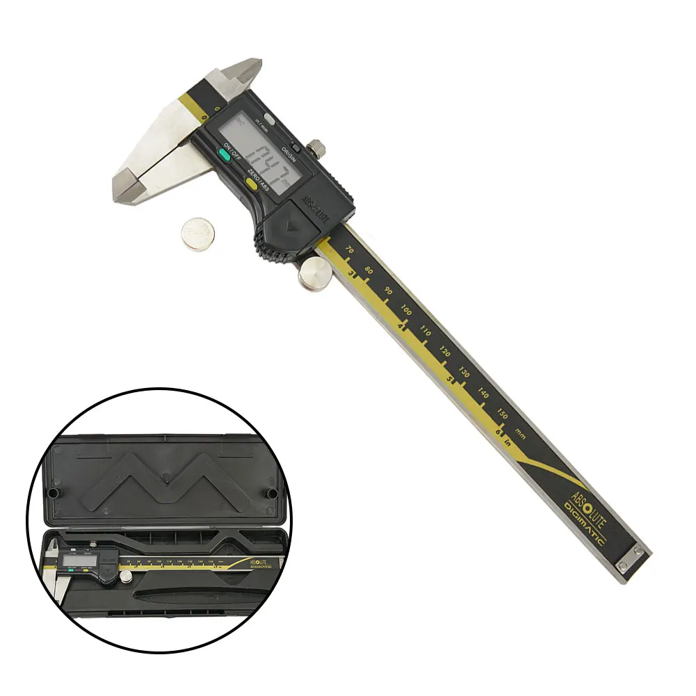 

For Metalworking Vernier Caliper Digital Caliper Digital Calipers 0.01MM 150mm 1PCS 500-196-20/30 Absolute Scale