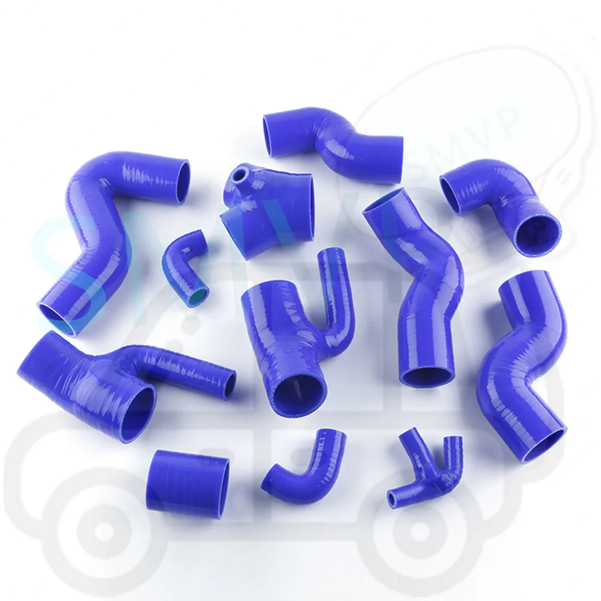 Для Audi S4 RS4 Biturbo A6 B5 2 7 T Bi-Turbo силиконовый индукционный впускной шланг 12 шт. запасные