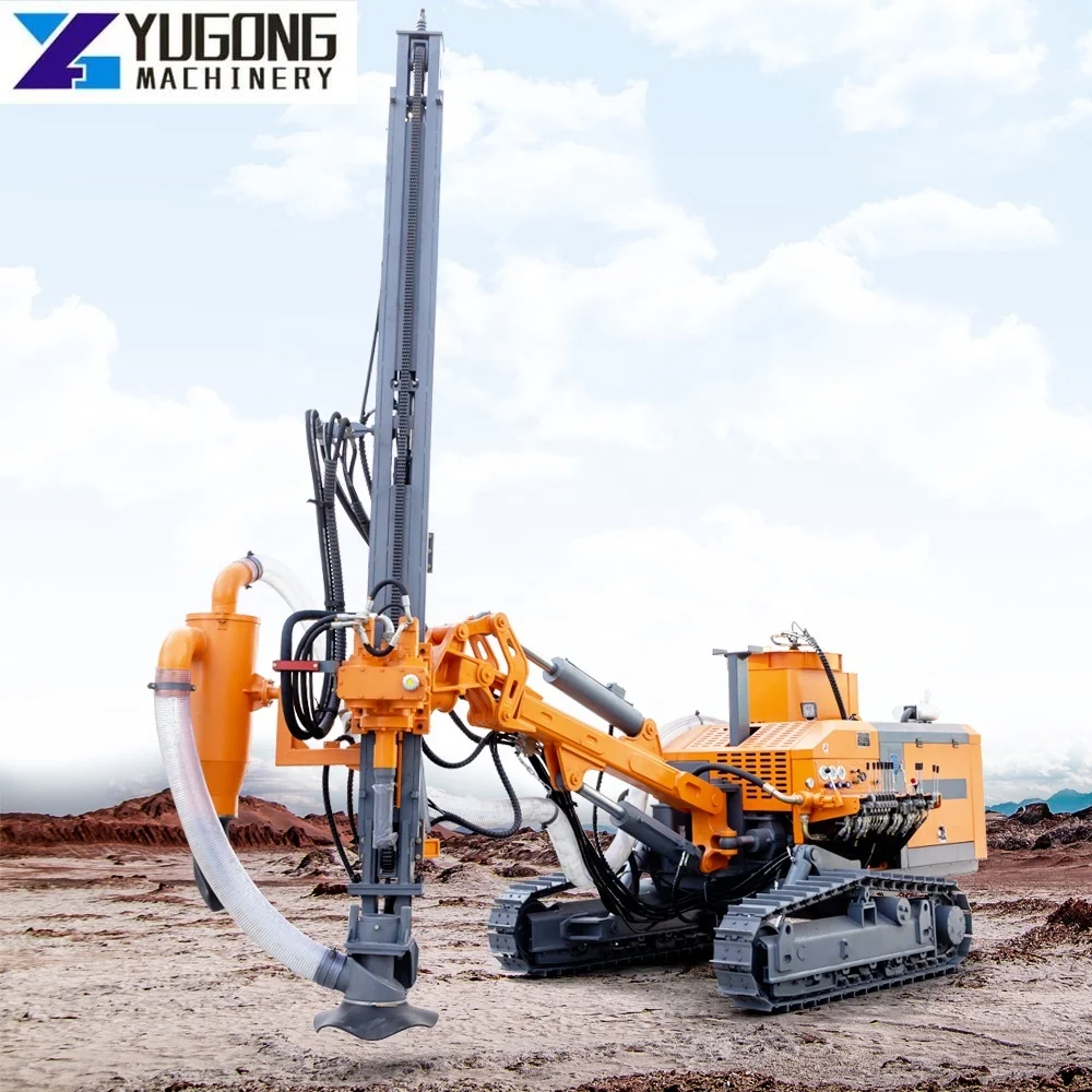 YG Crawler гидравлическая установка для бурения скважин золотого карьера