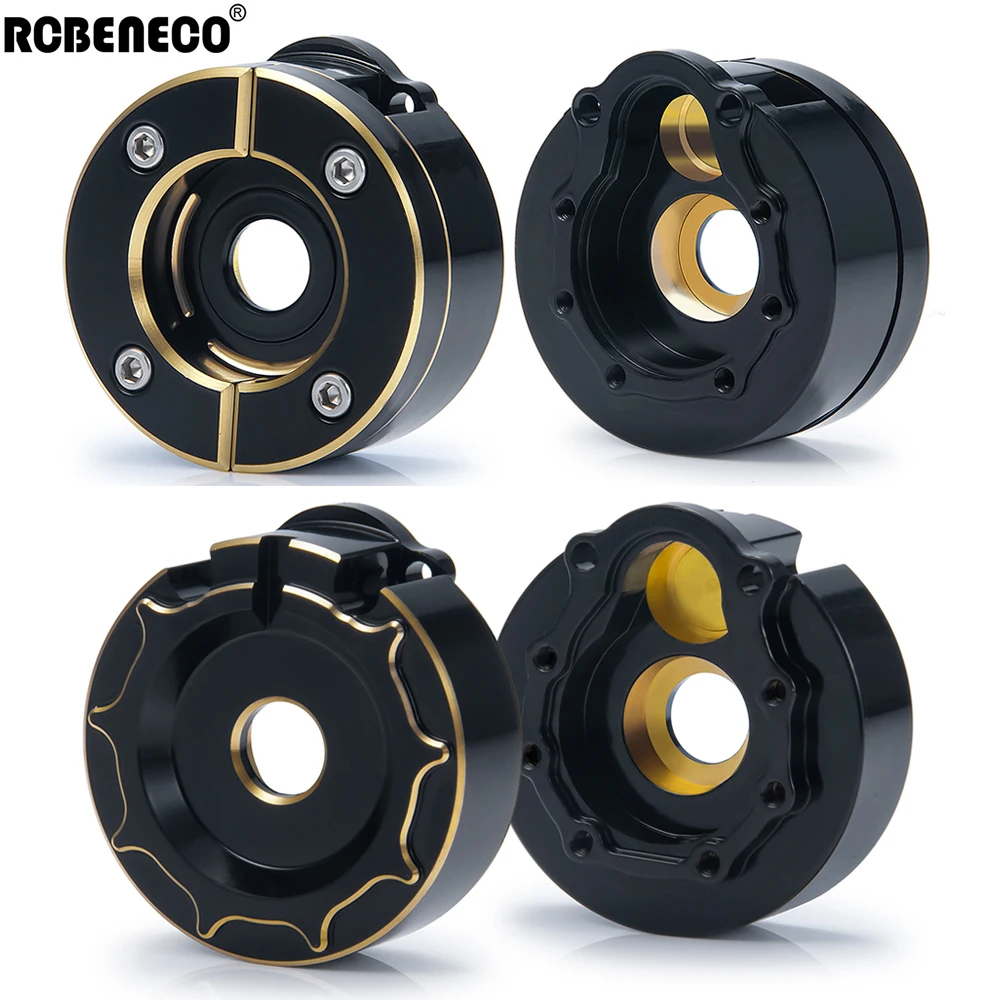 

2 шт., латунный внедорожник RCBENECO с черным покрытием для модели Traxxas TRX4 TRX6