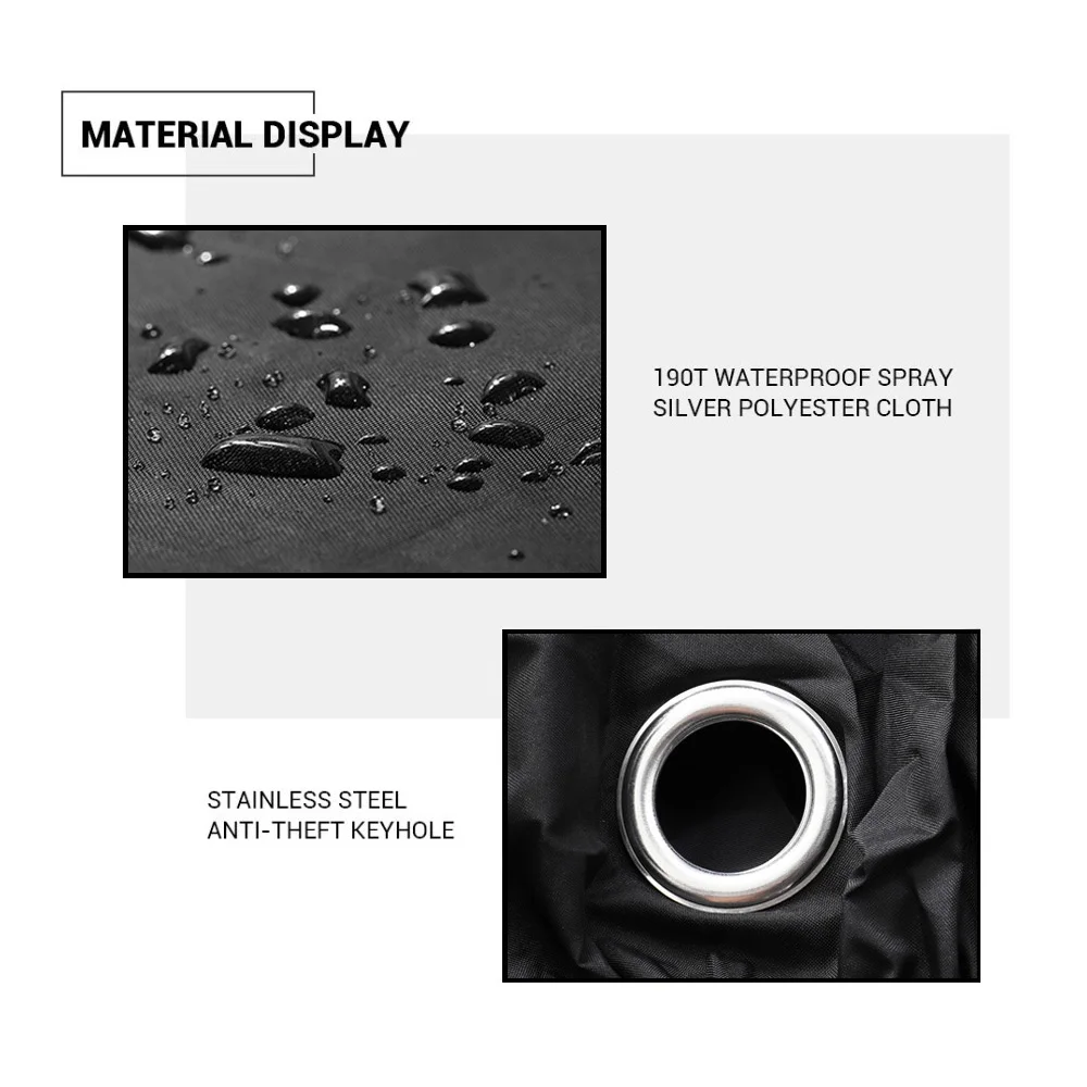 Чехол для мотоцикла водонепроницаемый пыленепроницаемый УФ защитный чехол или