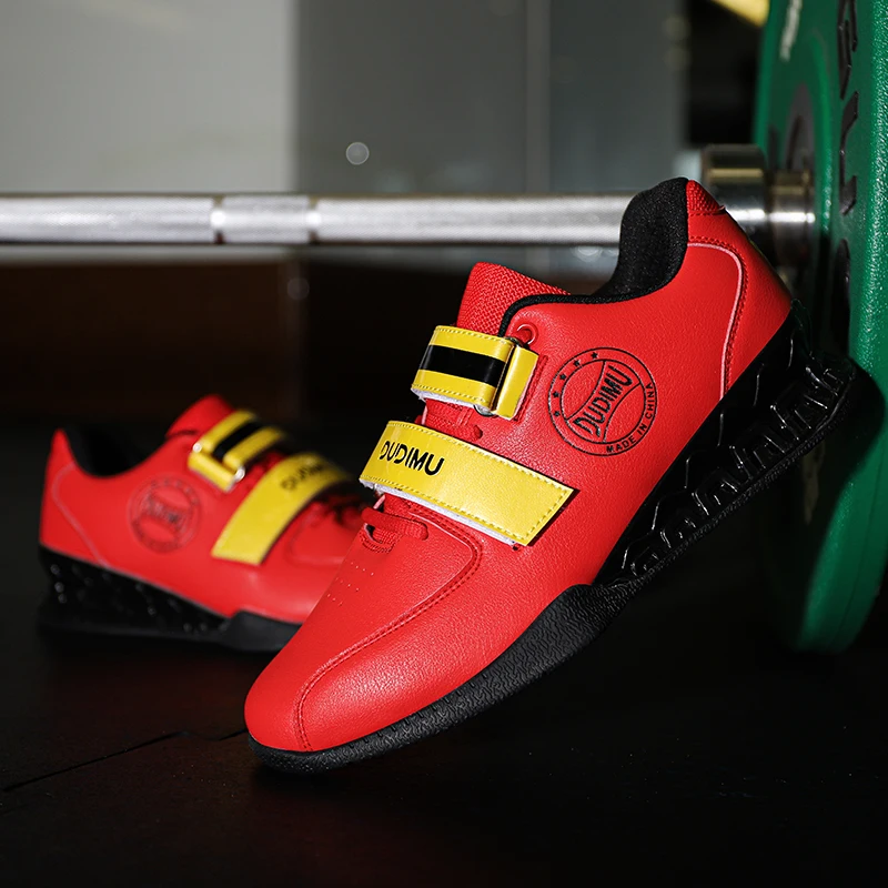 Professional Men's Training Weightlifting Shoes Gym Squat Sneakers Support Non slip Balance Weightlifting Shoes Size 38-46