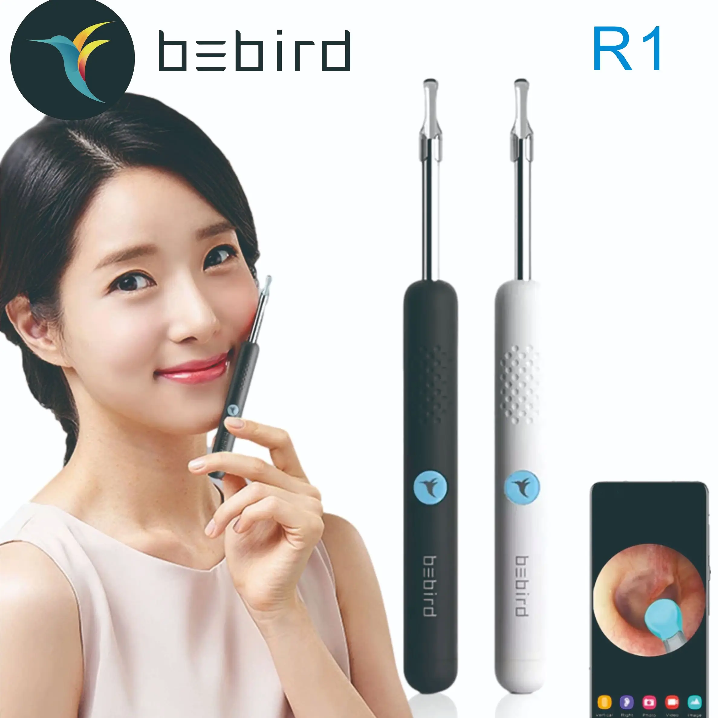 Беспроводная умная визуальная ухочистка Bebird R1 300 Вт высокоточная