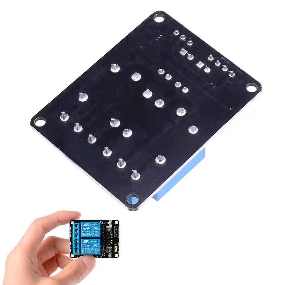 OcioDual катушка модуль 5 в 10A 2 канала для Arduino ARM PIC AVR DSP реле Raspberry Pi пластина