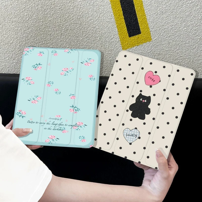 Мягкий чехол из ТПУ для IPad Air 5 2022 4 Чехол Ipad Mini6 8 3 2017 2018 дюйма 9 7 поколения с черной