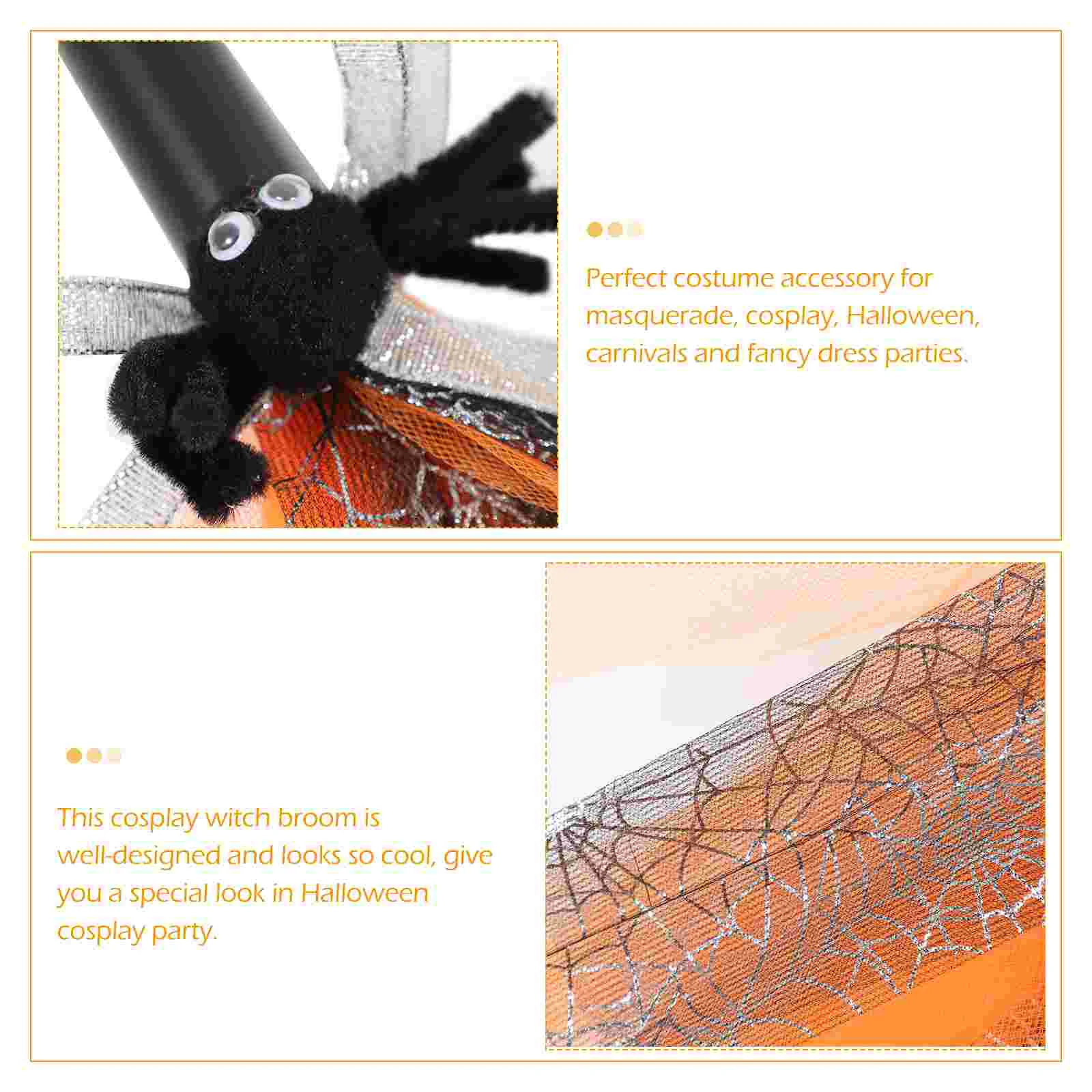 Метла ведьма Хэллоуин бромпад костюм ведьмы дети косплей реквизит для взрослых