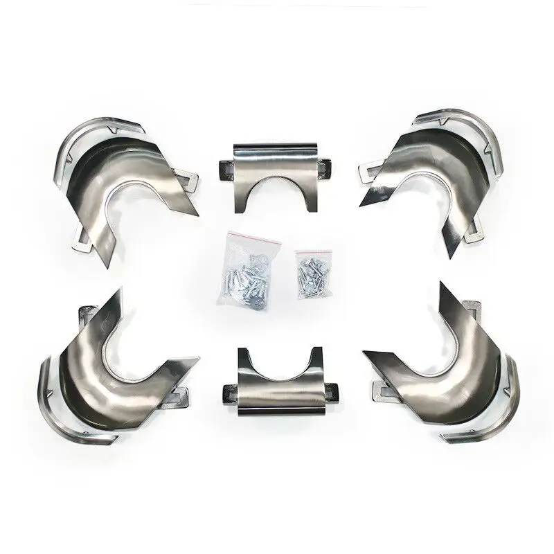 

New 6th generation Metal Parts Billiard Accessories Snooker Pool Billiard Table Silver Zinc Whole Set Corners