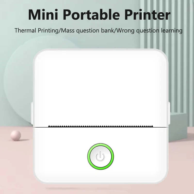 Портативный HD-принтер наклейка этикетка Bluetooth карманные мини-термопринтеры с