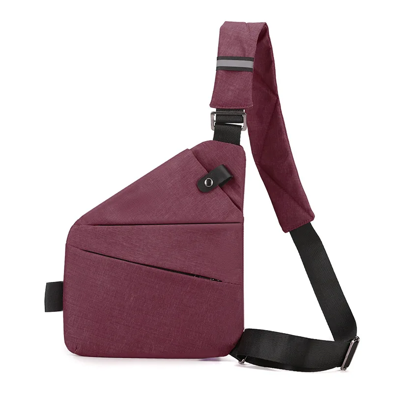 Бордовые сумки для мужчин водонепроницаемая мужская сумка через плечо поясная