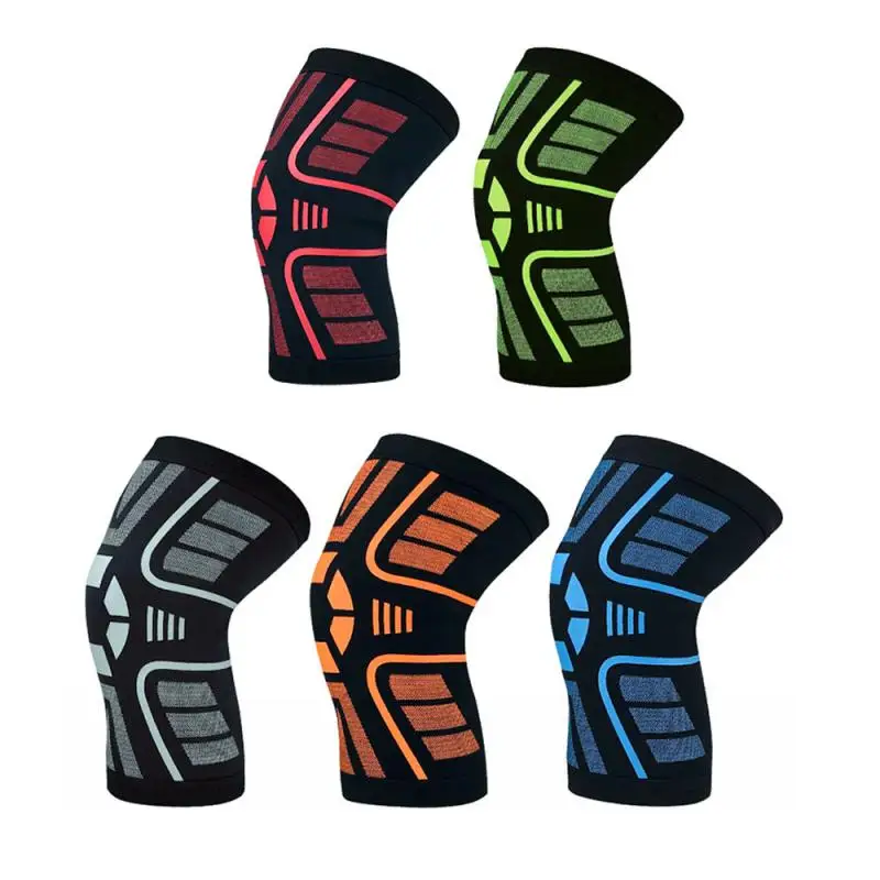 

1PC Knee Pads Pressurized Elastic Brace Belt For Running Basketball Volleyball Knee Support Protector Knee Pads Kneecap