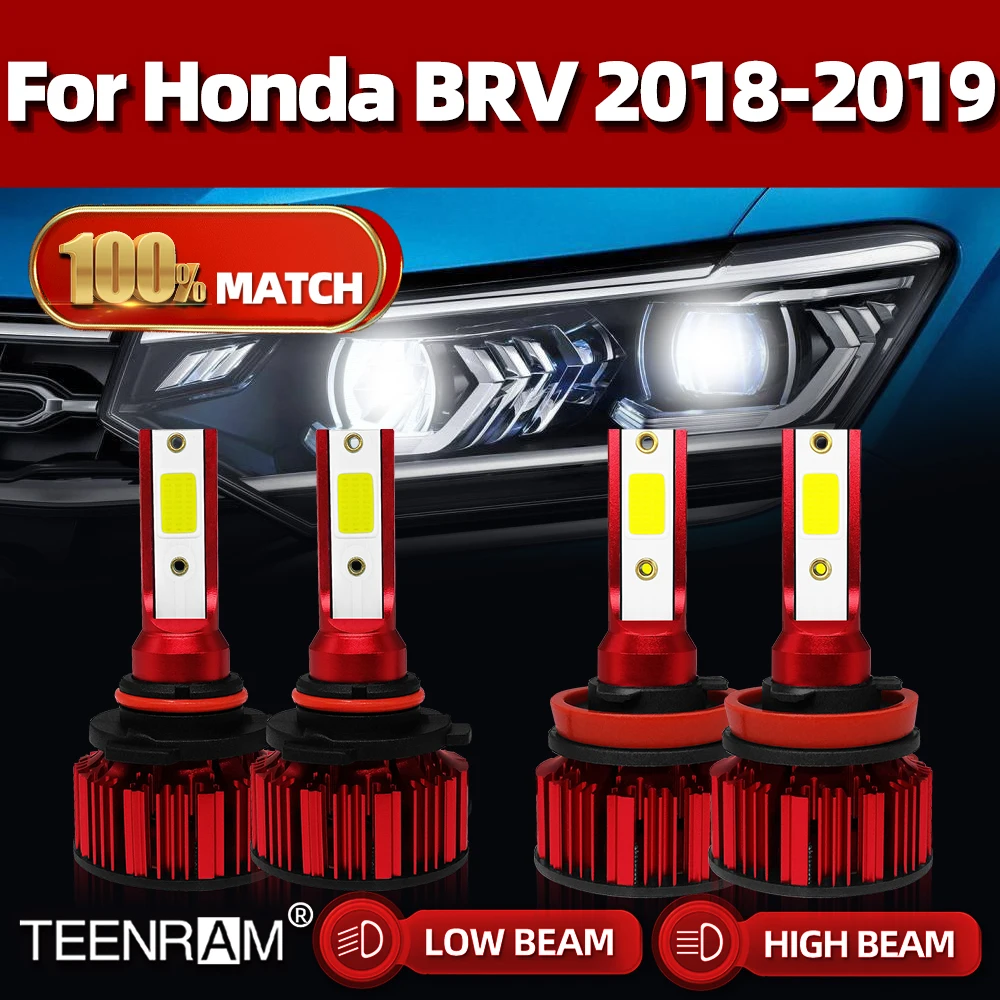 

40000LM 240W LED Canbus Car Headlights Bulbs HB3 9005 H11 CSP Chip Auto Lamp High Low Beam Car Light For Honda BRV 2018 2019