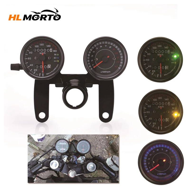 Мотоцикл с одометром спидометром и тахометром кронштейном для Yamaha SR XV RX Cafe Racer Suzuki