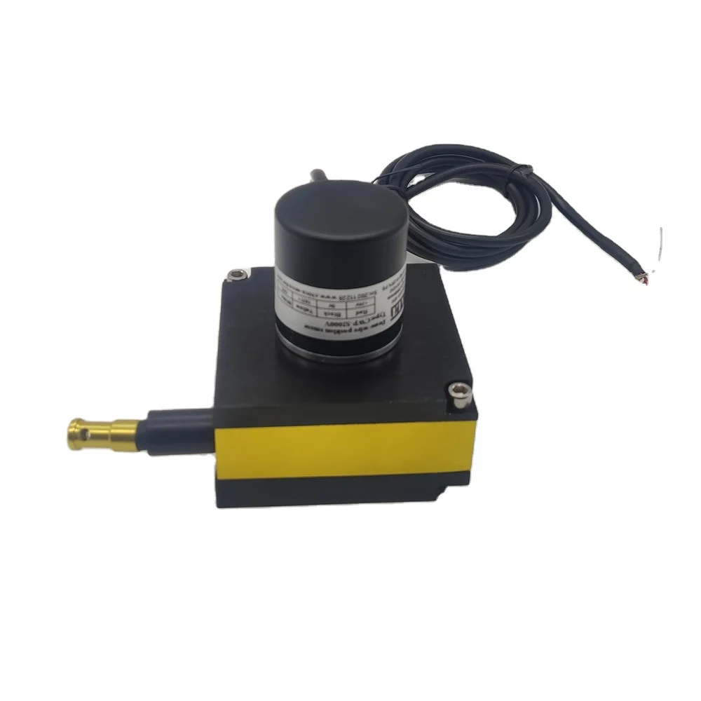 Rope Potentiometer Small scale Max range 2000mm wire resistive position sensors 0~10V Output