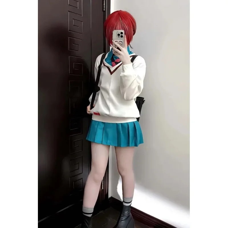 Костюм для косплея RGD4 Anime Amate Yuzuriha Nyaan: школьная форма JK, платье, парик, повседневный костюм Шуши Ито (топ, брюки), наряд на Хэллоуин DP[7 (art.: 3920dc10eeec9) - 3920dc10eeec9