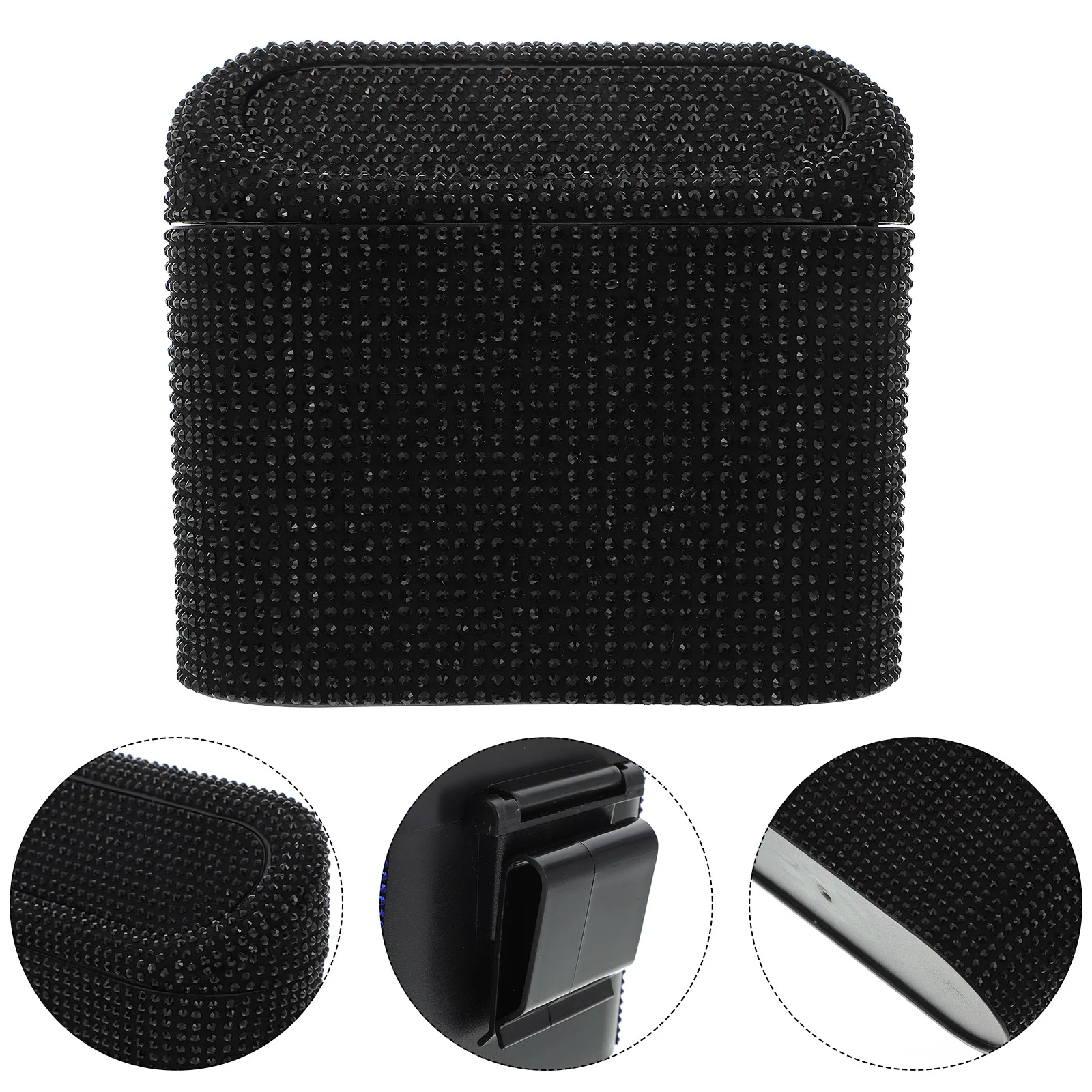 

Автомобильная мусорная корзина Bling, мусорная корзина, автомобильная коробка для хранения, маленькая мусорная корзина, аксессуары для салона автомобиля