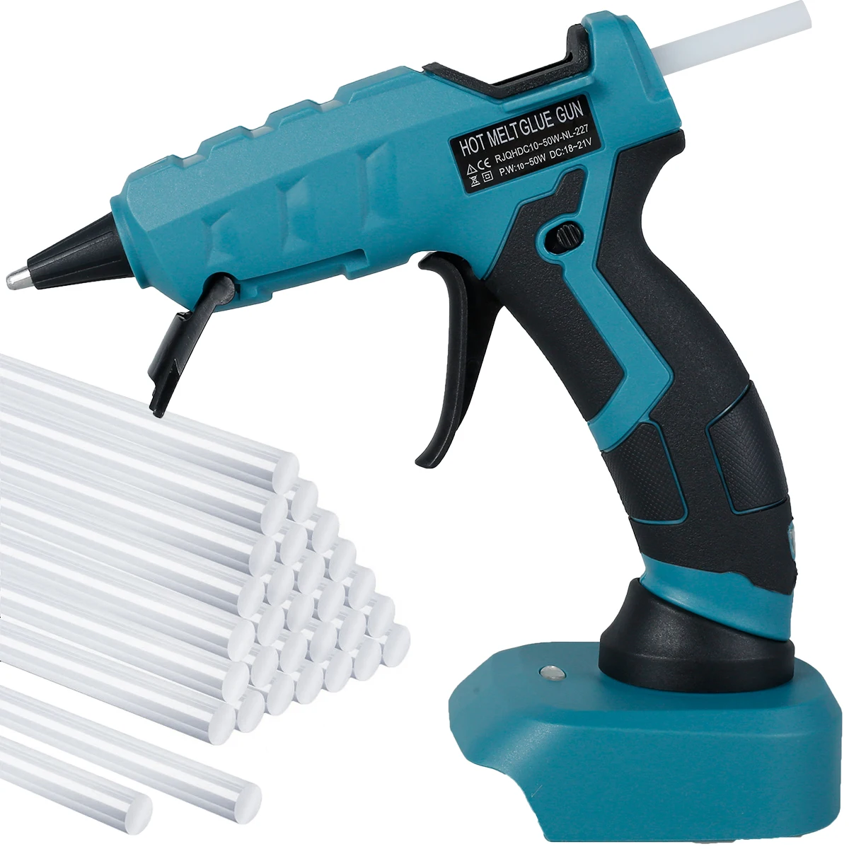 

Cordless Hot Melt Glue Gun For Makita 18V Battery Rapid Heating Glue With 30 Glue Sticks Electric Repair DIY Glue Gun Power Tool