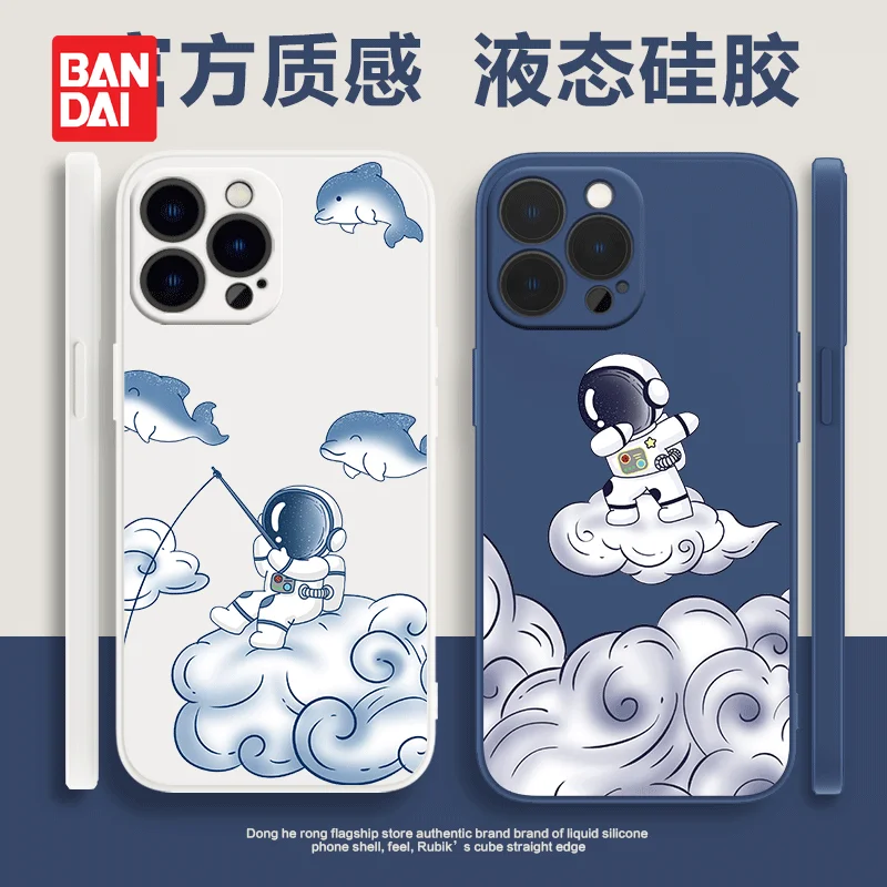 

Bandai Disney cartoon phone case for iphone11 12Pro 13Pro max space astronaut x xs xr xsmax anti-drop brand 7 8plus phone case