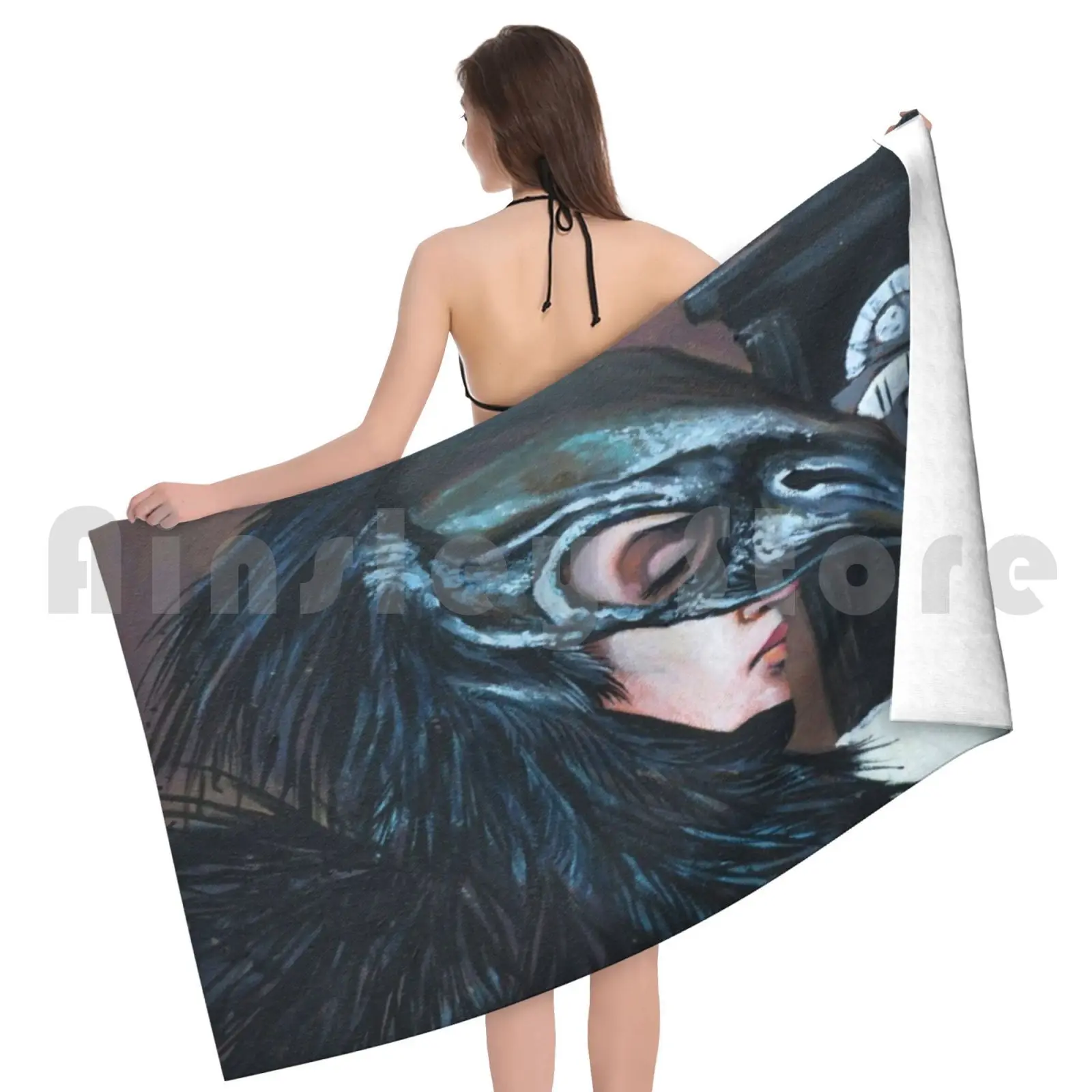 Полотенце Nevermore шляпа Ворон Poe Эдгар Аллан