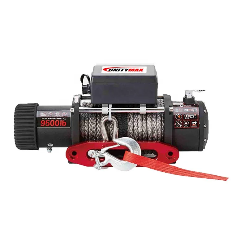 

4x4 Recovery Off-road 9500lbs 12/24V Electric Winch with Synthetic Rope