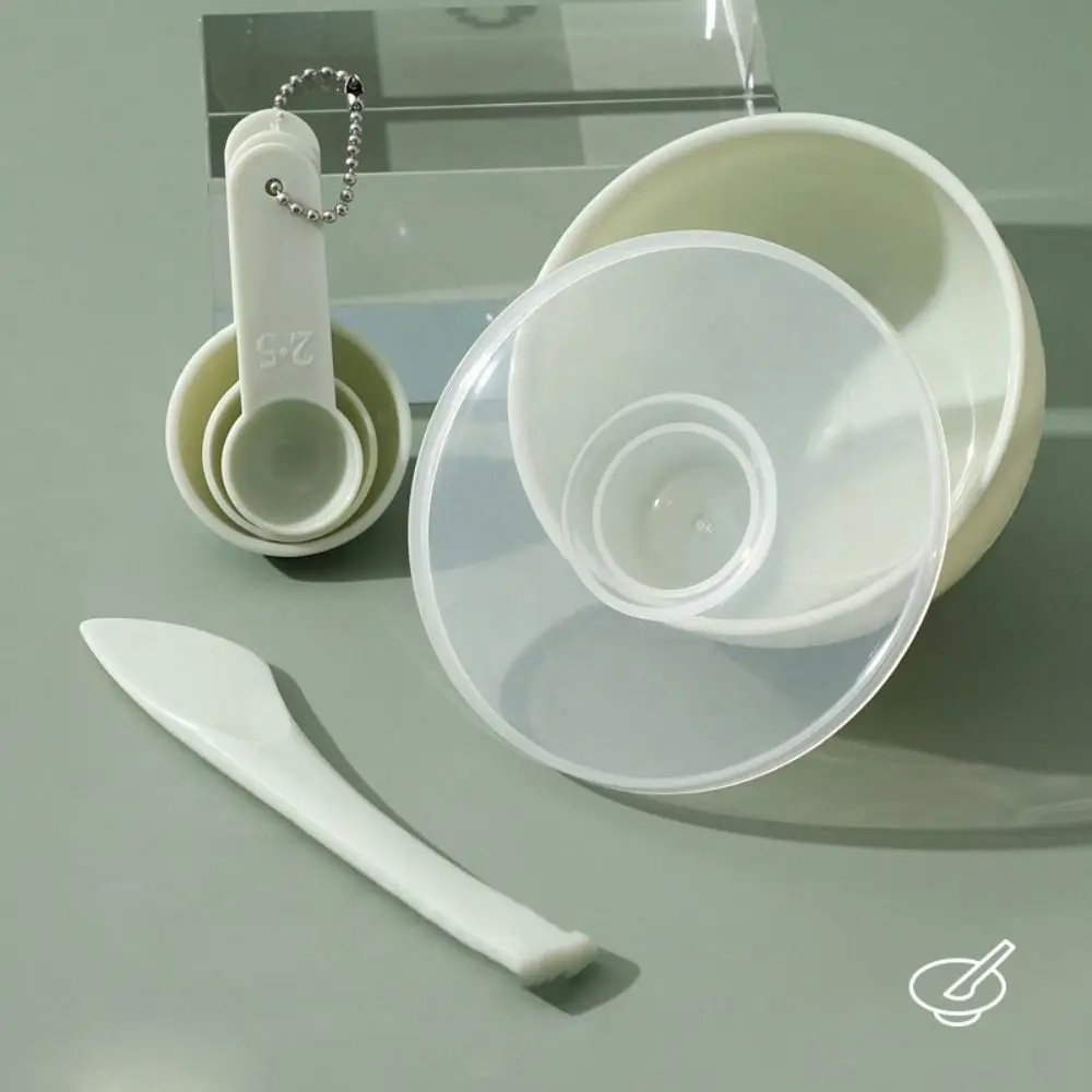 Зеленая маска для лица набор микшерных чашек многоразовые прочные инструменты