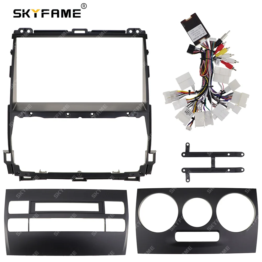 

SKYFAME Car Frame Fascia Adapter Canbus Box For Toyota Prado 120 Land Cruiser Lexus GX470 Android Radio Dash Fitting Panel Kit