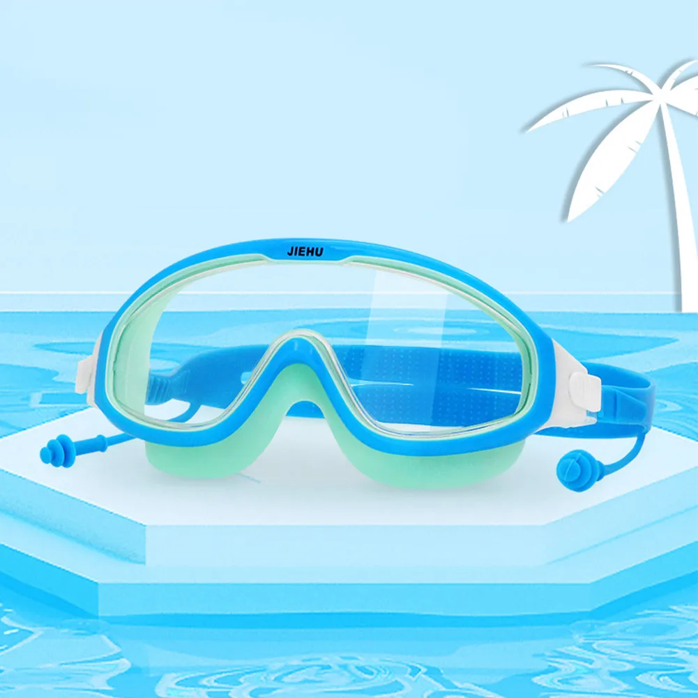 

Swim Goggless For Kids Anti-Fog UV Protection Clear Wide Vision Swimming Glasses Men Women Diving Water Sports Eyewear
