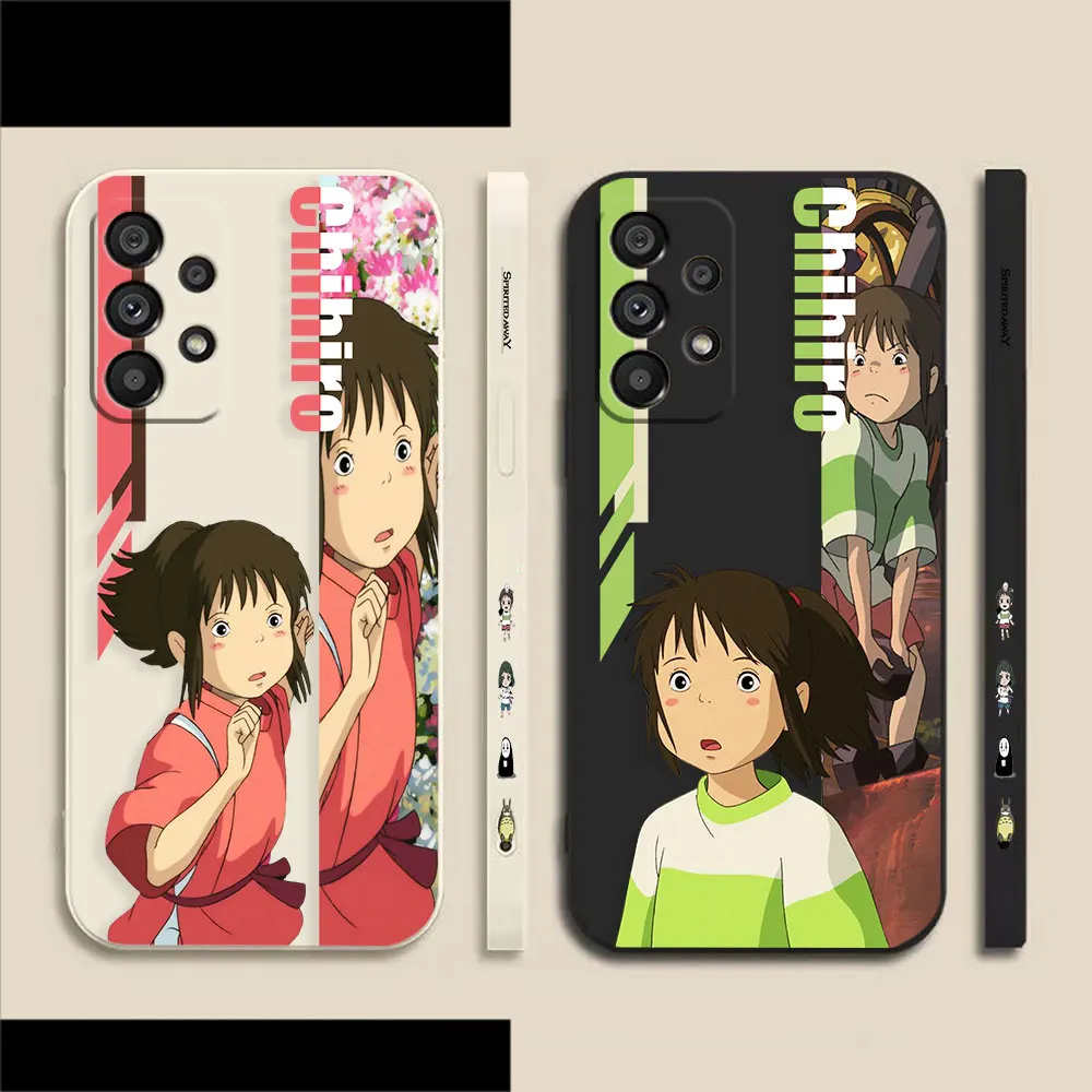 

Spirited Away Haku Phone Case For Samsung Galaxy A73 A72 A71 A53 A52 A51 A42 A33 A32 A31 A23 A22 A21S 4G 5G Colour Liquid Case