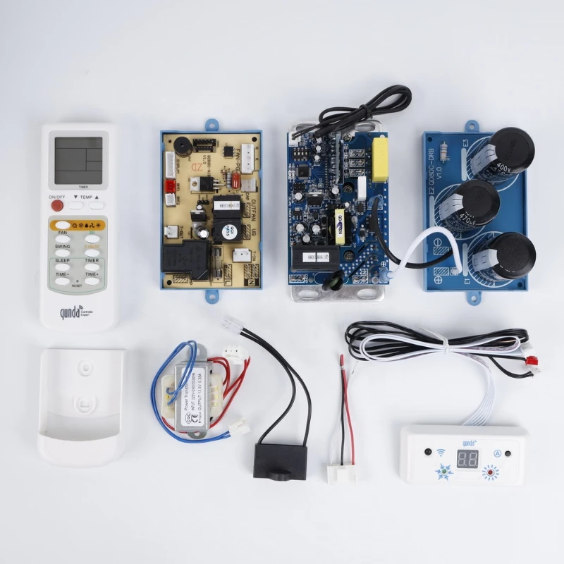 

QUNDA Inverter Dinding-Mount Split Inverter AC Kontrol Komputer Universal Papan Pcb QD80C untuk 1-1.5 HP 6000-12000BTU