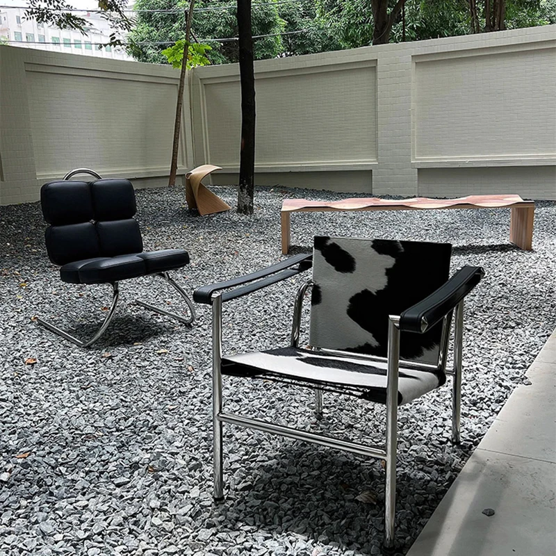 Диван-стул из нержавеющей стали для дома и балкона