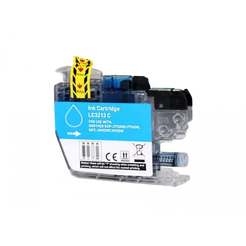 Объемный Brother LC3213/LC3211 V4 голубой Универсальный чернильный картридж заменяет