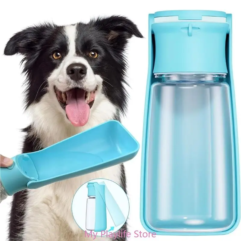 

550ml Foldable Dogs Water Bottle for Dogs Travel Puppy Cat Eating Drinking Bowl Outdoor Pet Water Dispenser Feeder Cup