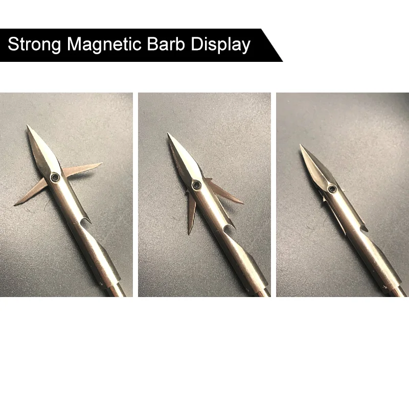 3pcs Fish Dart Four-sided Willow Leaf Shape Smoother Water Arrow Head Entry Reel Hunting Shooting Slingshot Fishing Tools - купить по