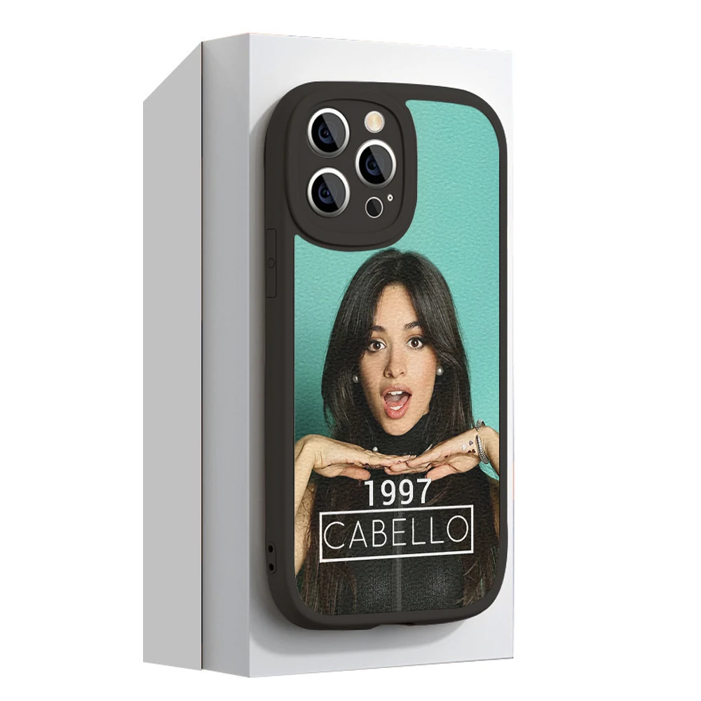 

For Iphone 14 Cute Girly Camila Cabello Phone Case for Iphone 13 12 11 Pro MAX 7 8 Plus X XS XR 14 Pro Lambskin Protective Cover