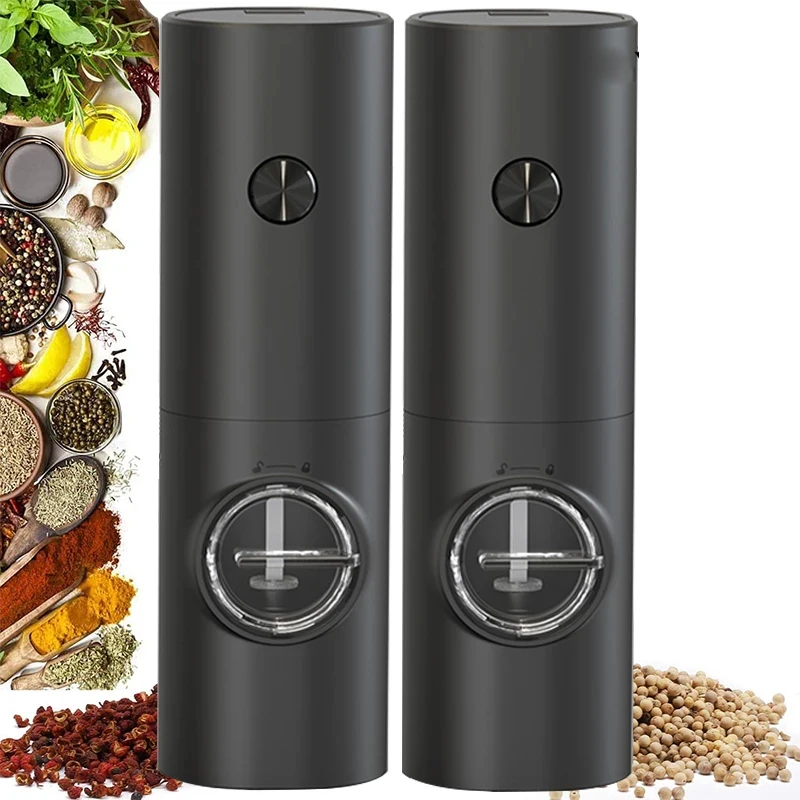

XiaoMi Electric Pepper Grinder Automatic Mill Gravity Salt and Pepper Shaker with LED Light Spice spice grinder salt pepper