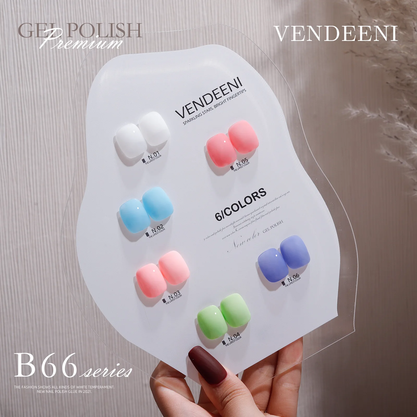 

6 Colors/Set 15ml Gel Nail Polish Soak Off Nails Gel for Cat Eye Varnish Hybrid Shinny Gellac Lacquer for Manicure Top Base Coat