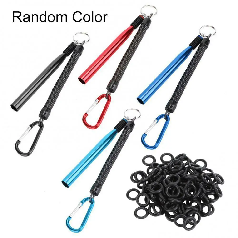 

Soft Bait Fishing Bait Lure Soft Fishing Accessories Wacky Worm Rig Tool with 100 O-Rings for Baits Lures Accessories