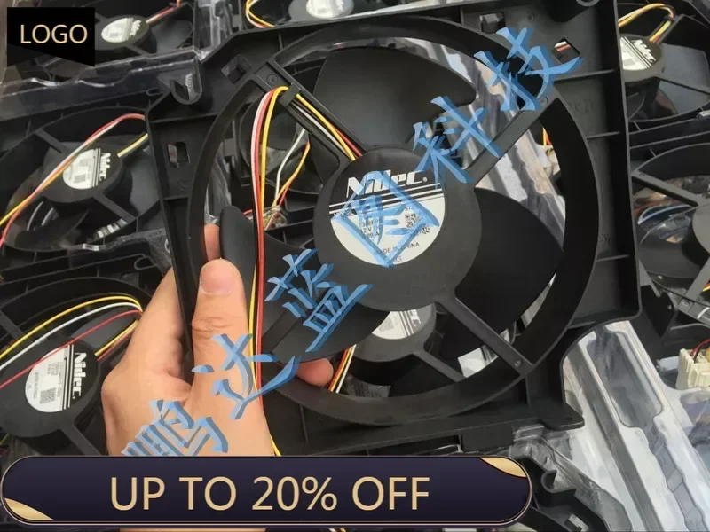 Совершенно новый и оригинальный Nidec Mute Z19Y12MS1A3-57Z32 12 В 19 см вентилятор вытяжного