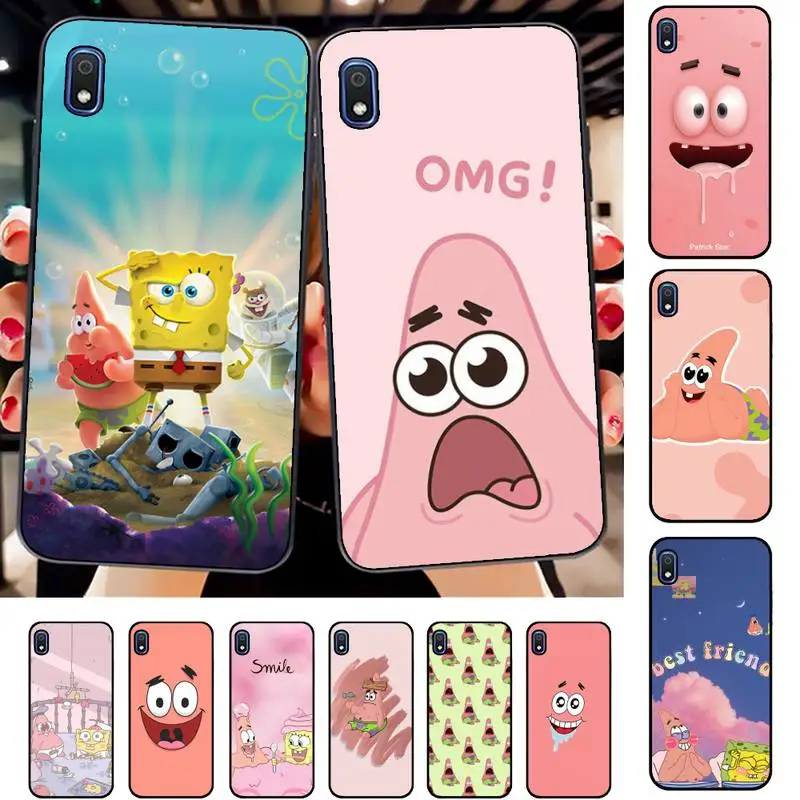 

BANDAI SpongeBobs Patrick Star Phone Case for Samsung A51 01 50 71 21S 70 31 40 30 10 20 S E 11 91 A7 A8 2018