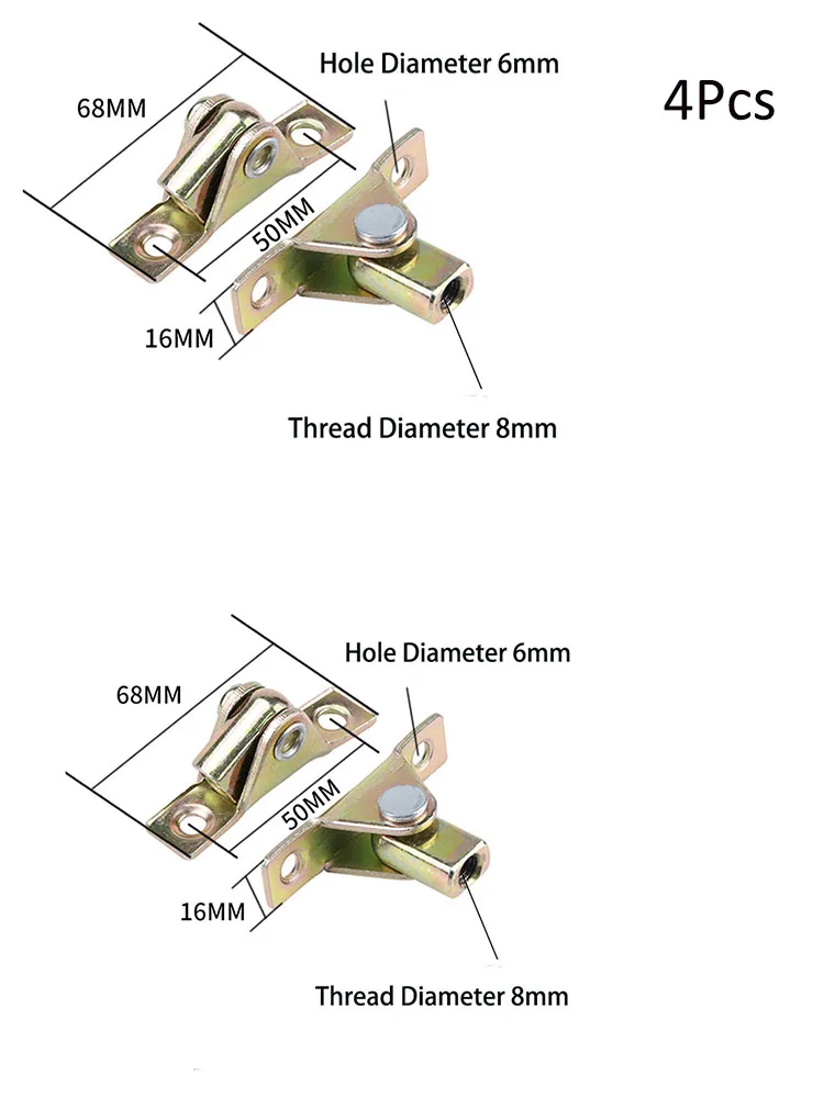 

Фиксированные разъемы для газовых пружин M6/M8/M10