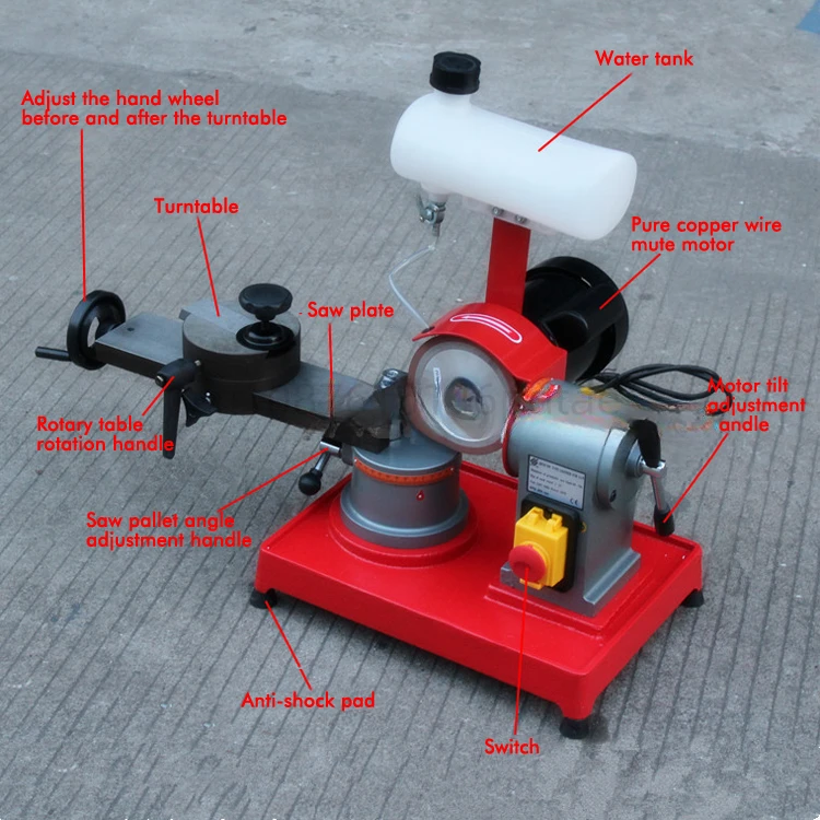 ł szlifierka piłowa 370W mała przekładniowa piła 220V