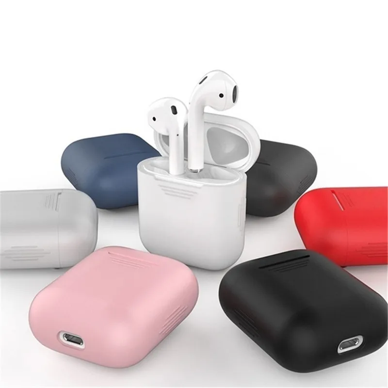 

Soft Silicone Shockproof Cover Case for Apple AirPods 2nd Generation Earphone Capa Headphone Coque for Airpods Shell Accessories