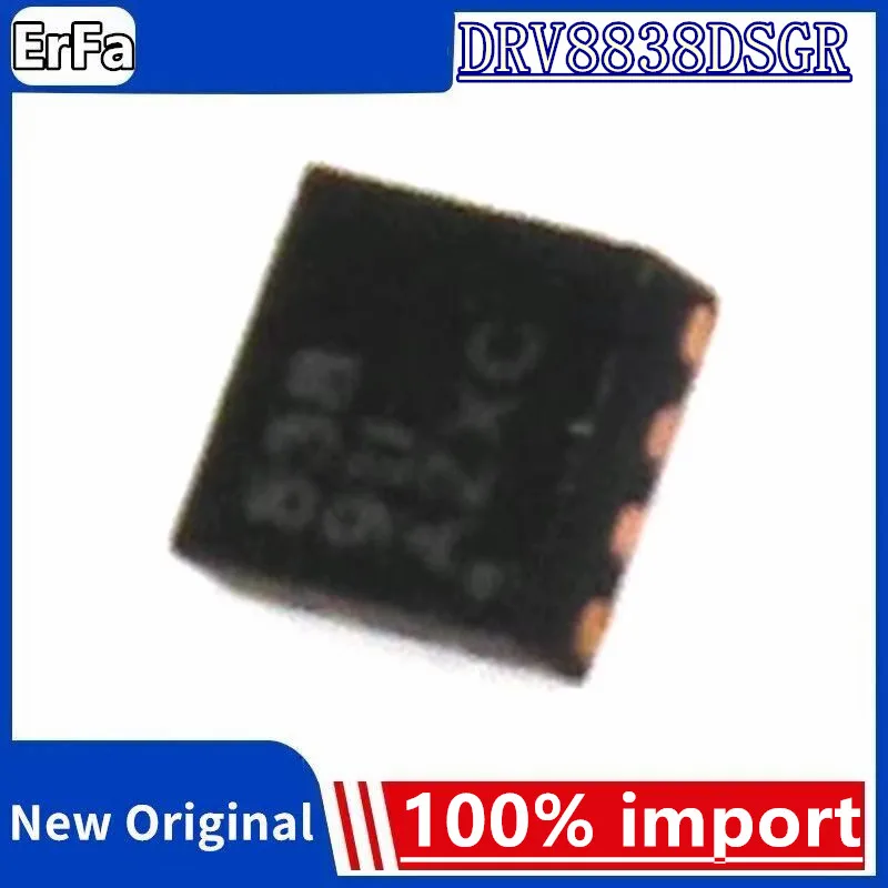 

10pcs 100% New IC DRV8838DSGR Silkscreen 838 DFN-8 motor driver chip