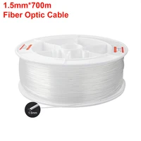 1 5mm 700m pmma end emitting optical fiber cable for light source machine room decoration 1 5mm a roll fiber optic