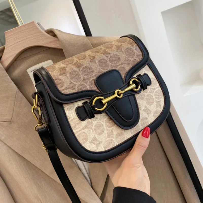 

Y2K Retro Popular Bags 2023 New Fashion Versatile Semicircle Saddle Bag Wide Shoulder Strap Single Shoulder Crossbody Bag Clutch